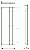 KORADO KORATHERM těleso VERTIKAL K20V 144/0500 Bílá K20V050014-00-10